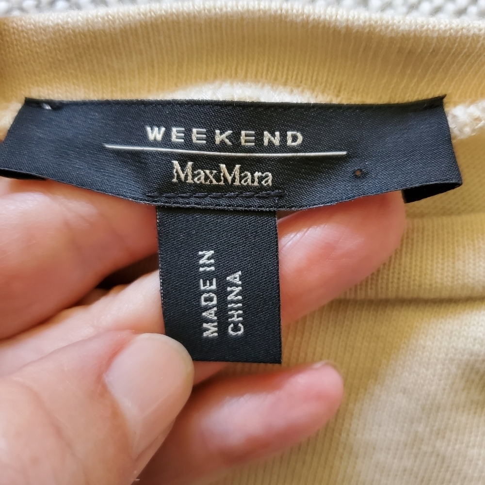 Striped Cream and Black Top - Picture 6 of 8